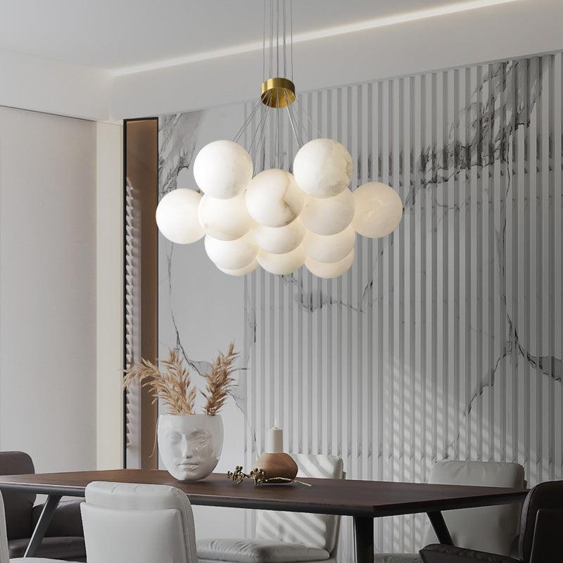 Aspen 13 Chandelier Alabaster