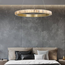Alabaster Avalon Halo Chandelier
