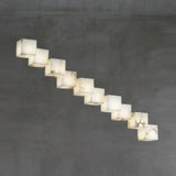Modern Alabaster Cube Pendant Light - CasaraHouse