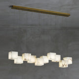 Modern Alabaster Cube Pendant Light - CasaraHouse