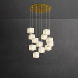 Modern Alabaster Cube Pendant Light - CasaraHouse