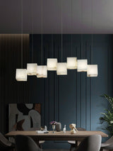 Modern Alabaster Cube Pendant Light - CasaraHouse