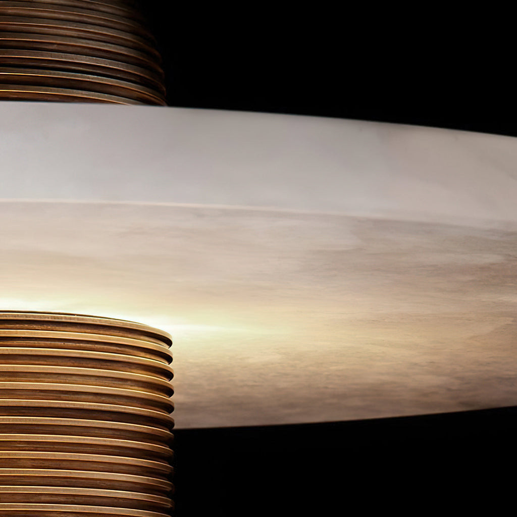 Alabaster Comet Alabaster Table Lamp