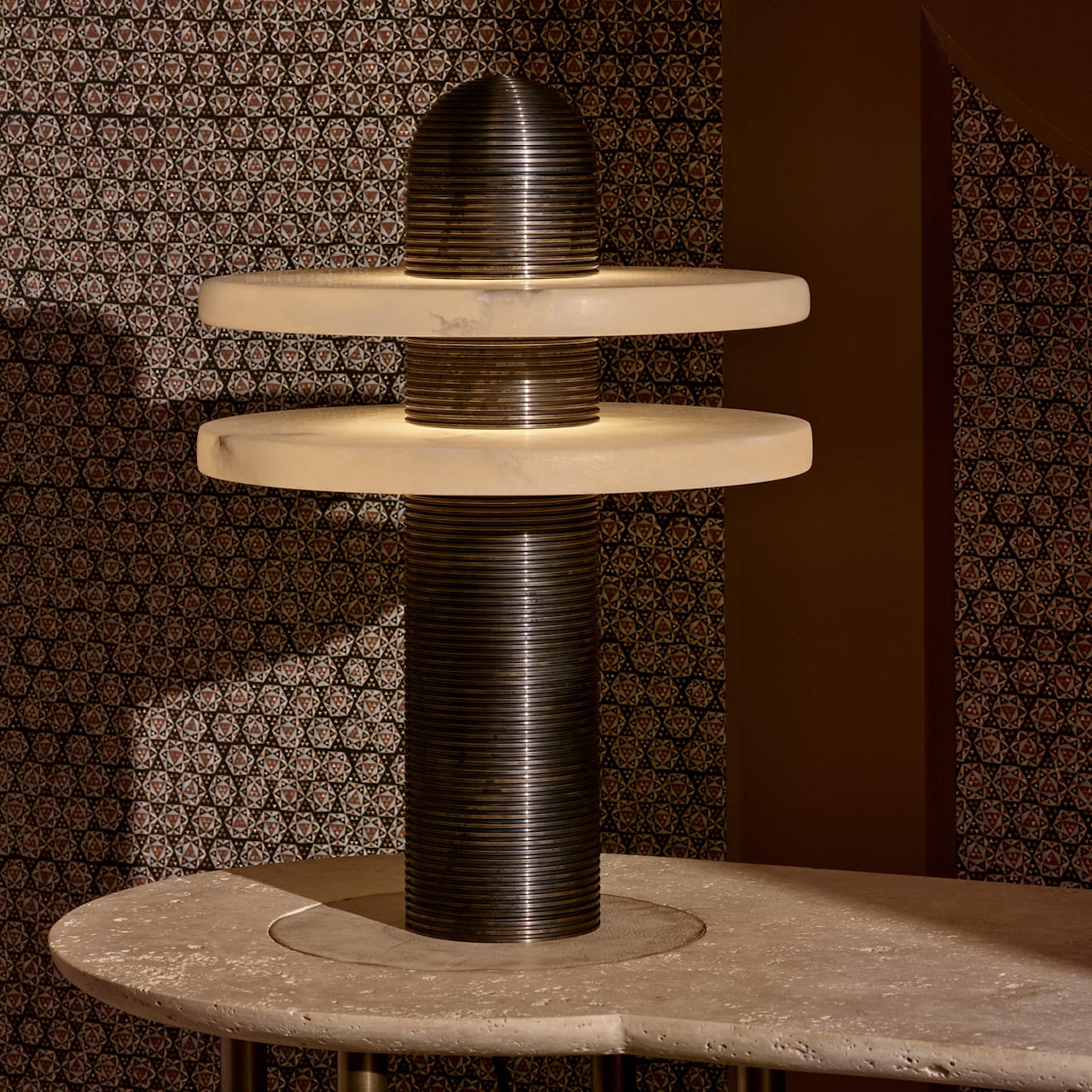 Alabaster Comet Alabaster Table Lamp Main image