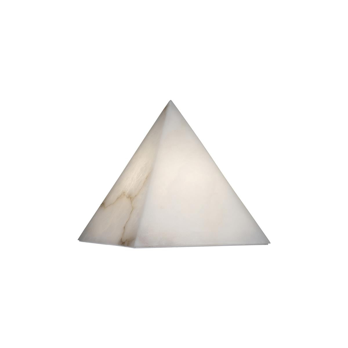 Alabaster Pyramid Table Lamp Secondary image