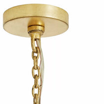 Althely Brass 10 Lights Rectangle Pendant Chandelier