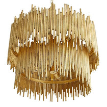 Althely Brass 8 Lights  2-Tier Chandelier