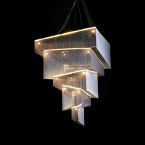 Aluminum Chain Tassel Chandelier