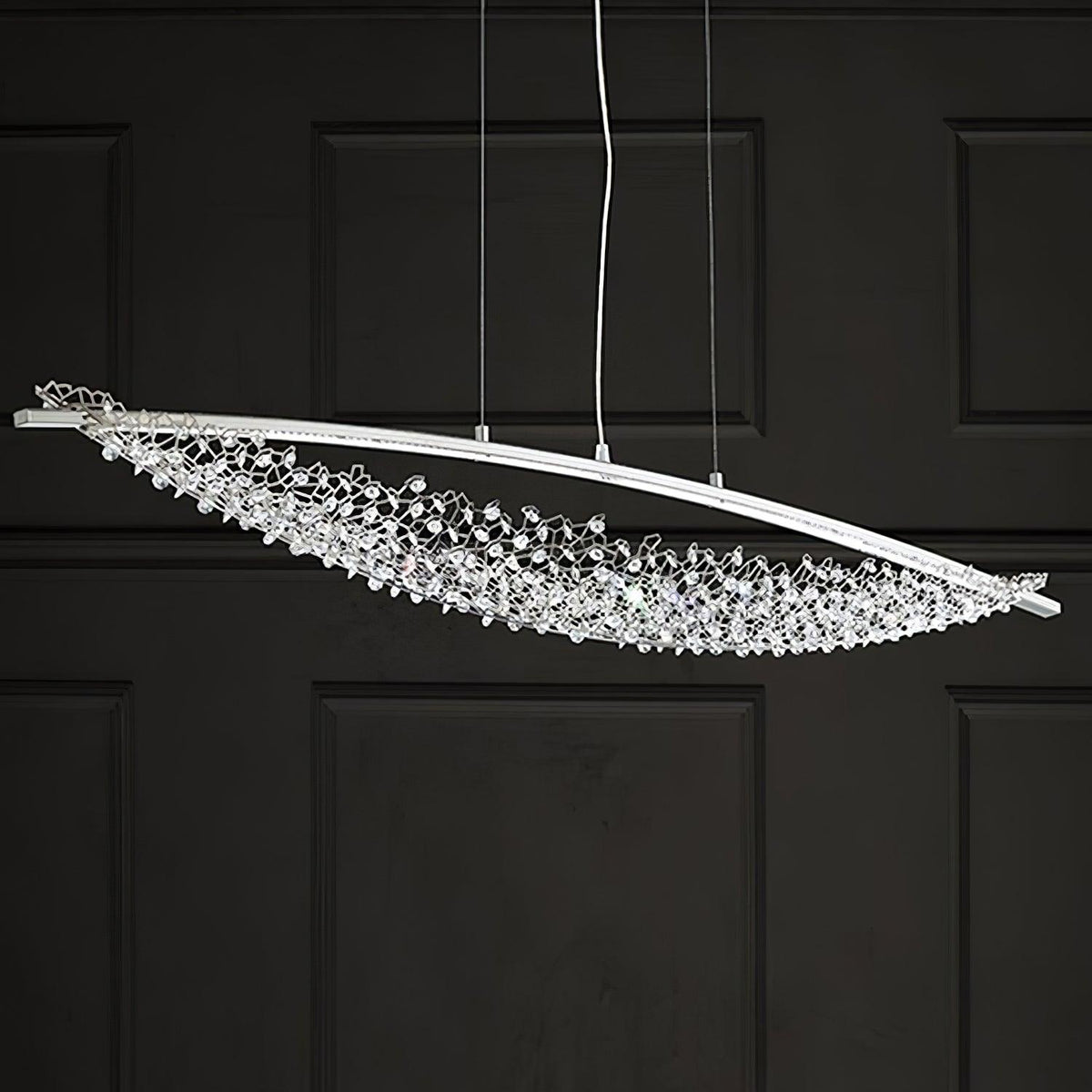 Industrial Net Style Two-Bulb Pendant - CasaraHouse