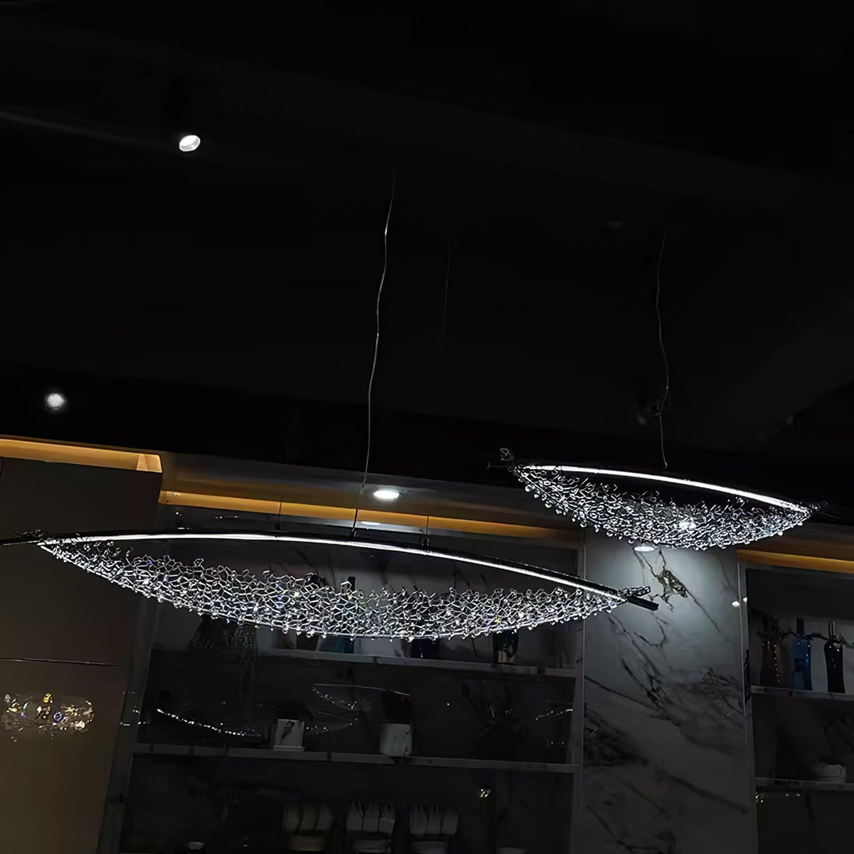 Industrial Net Style Two-Bulb Pendant - CasaraHouse