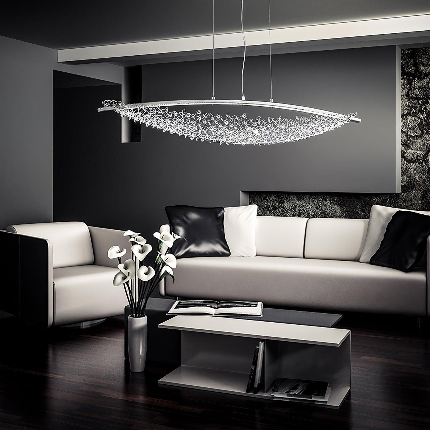 Industrial Net Style Two-Bulb Pendant - CasaraHouse