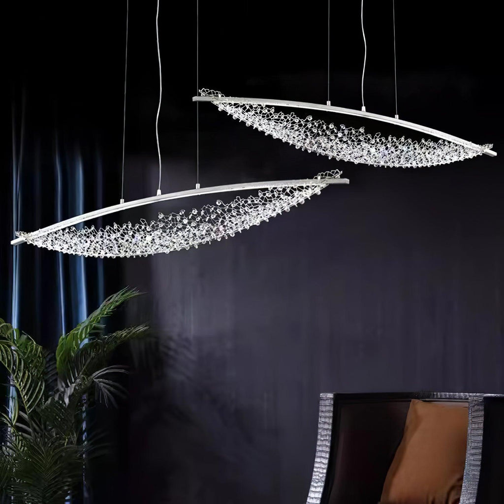 Industrial Net Style Two-Bulb Pendant - CasaraHouse