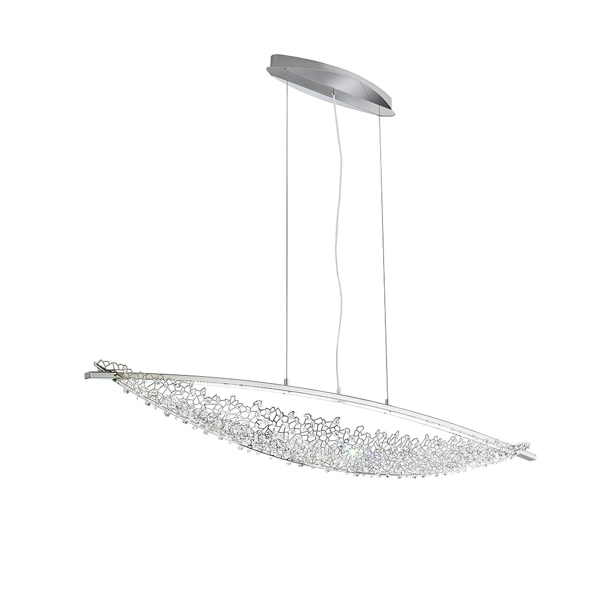 Industrial Net Style Two-Bulb Pendant - CasaraHouse