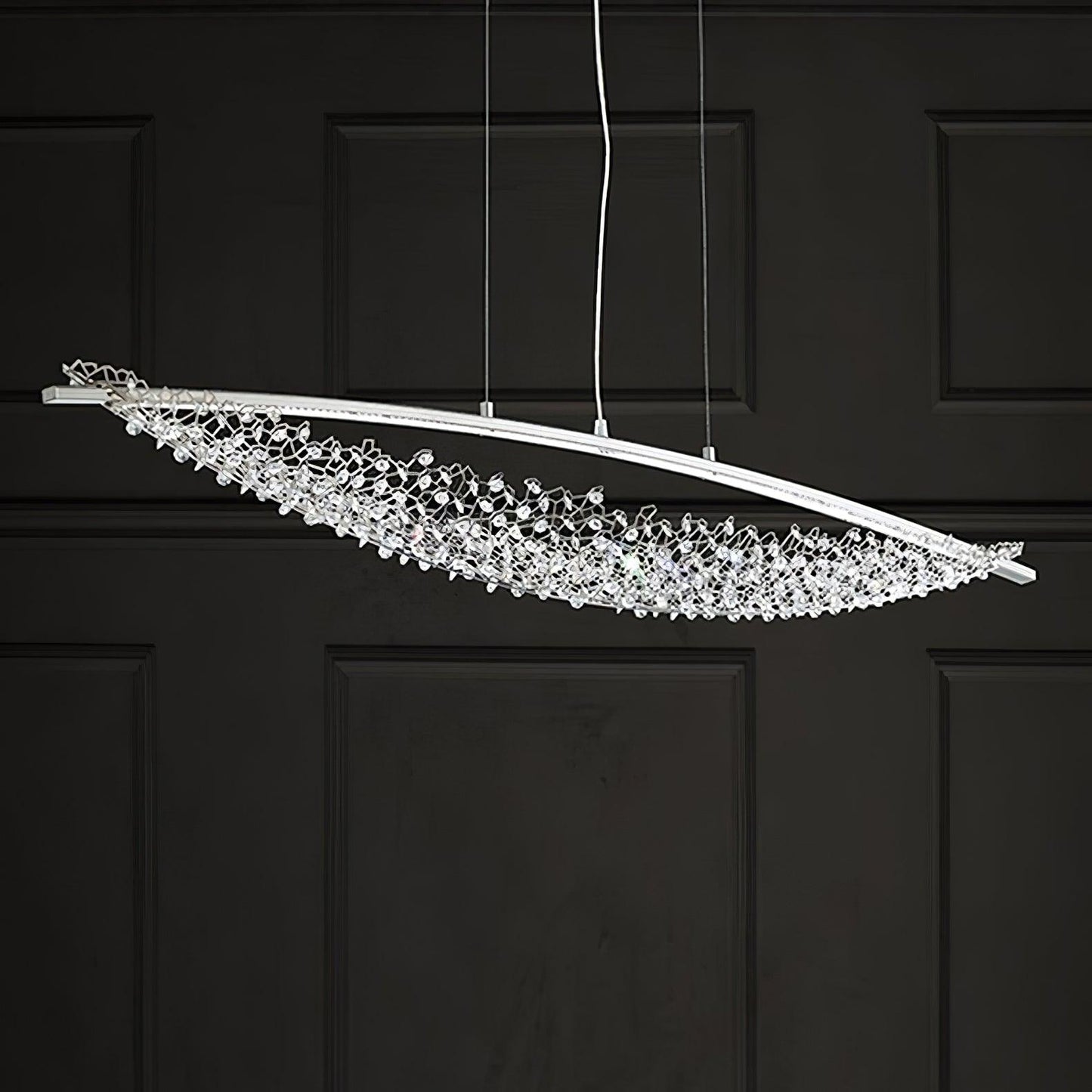 Industrial Net Style Two-Bulb Pendant - CasaraHouse