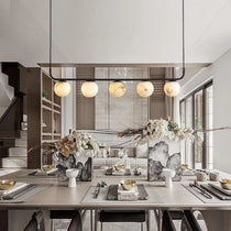 Amaris Alabaster Linear Chandelier
