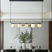 Alabaster Global Linear Chandelier 10.2"H