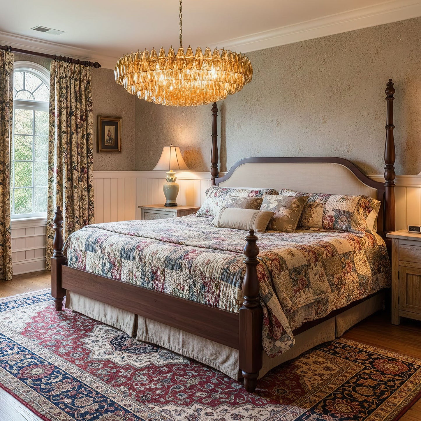 Premium Amber Sorrento Chandelier - CasaraHouse