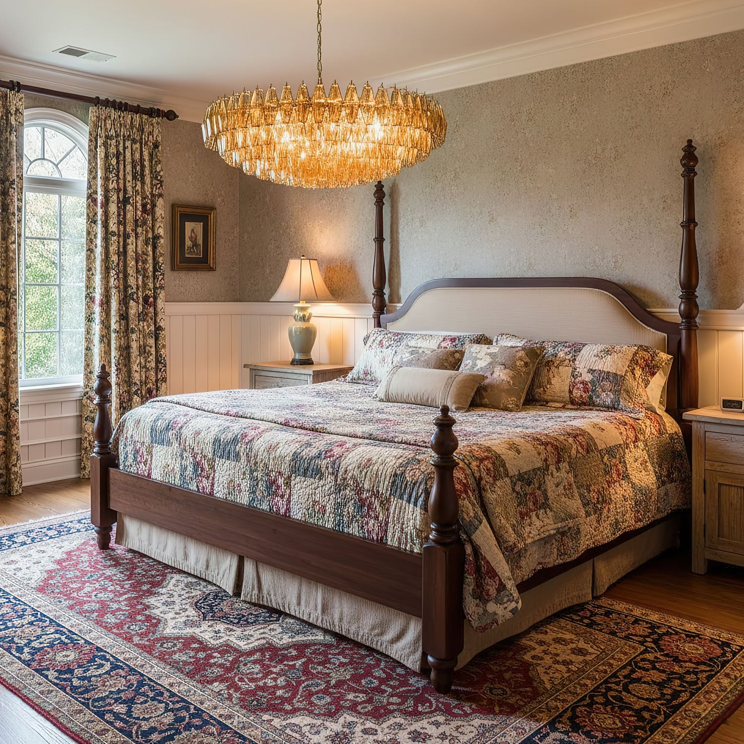 Premium Amber Sorrento Chandelier - CasaraHouse