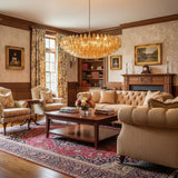Premium Amber Sorrento Chandelier - CasaraHouse