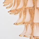 Designer Amber Cloud Murano Glass Petals Chandelier - CasaraHouse