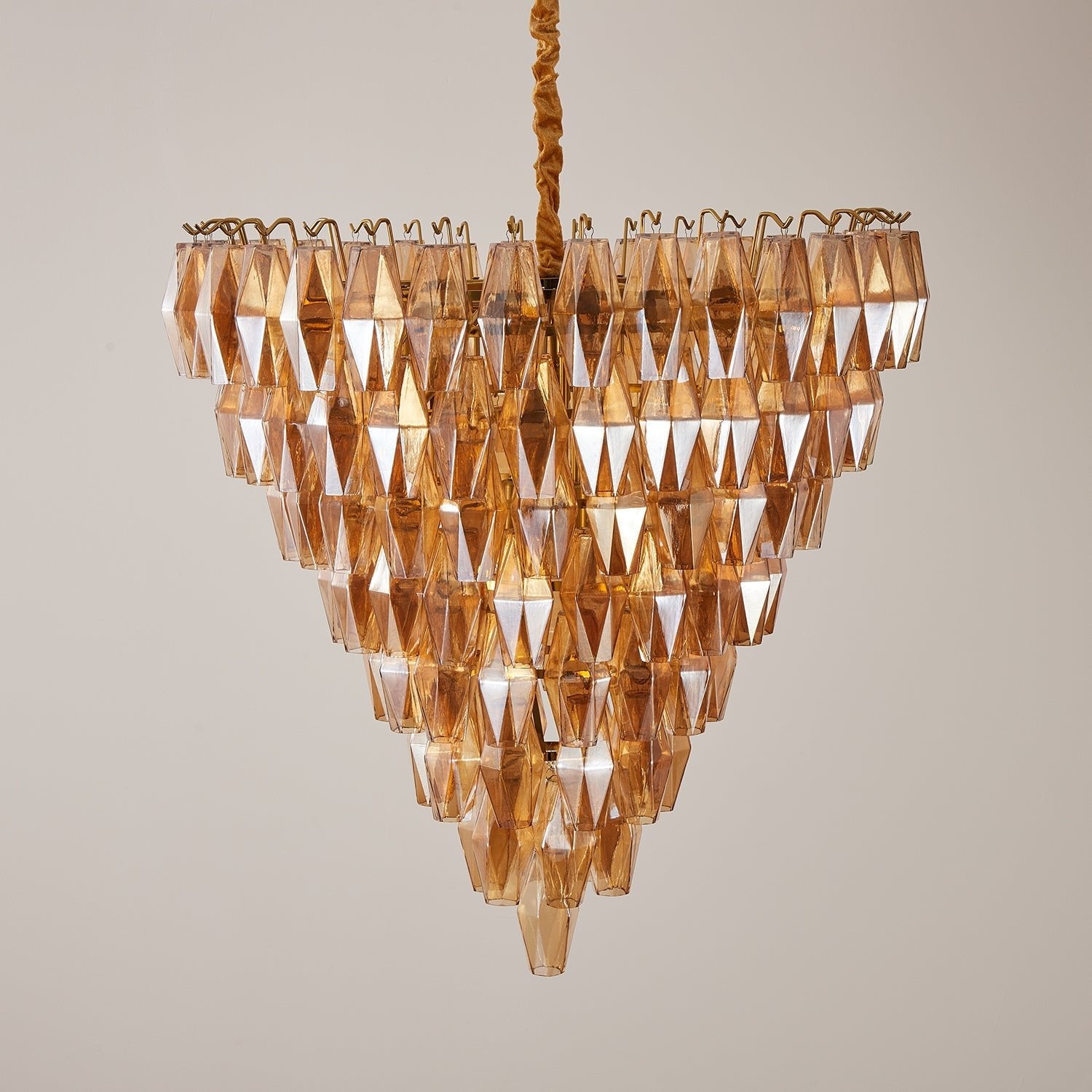 Luxury Amber Empire Chandelier - CasaraHouse