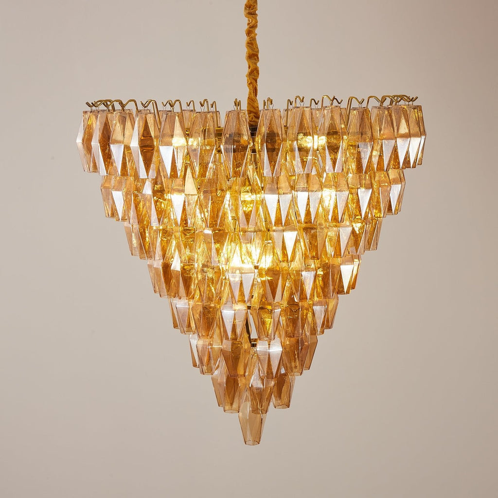 Luxury Amber Empire Chandelier - CasaraHouse