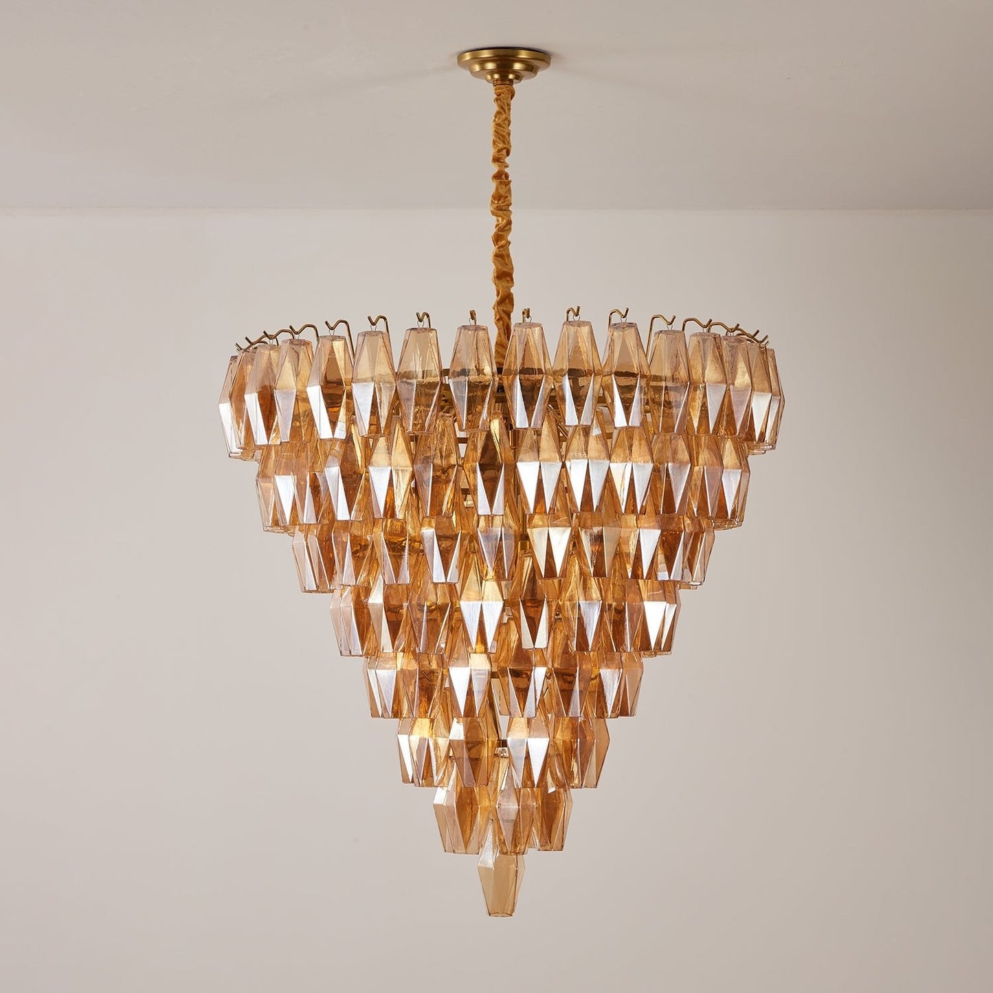 Luxury Amber Empire Chandelier - CasaraHouse