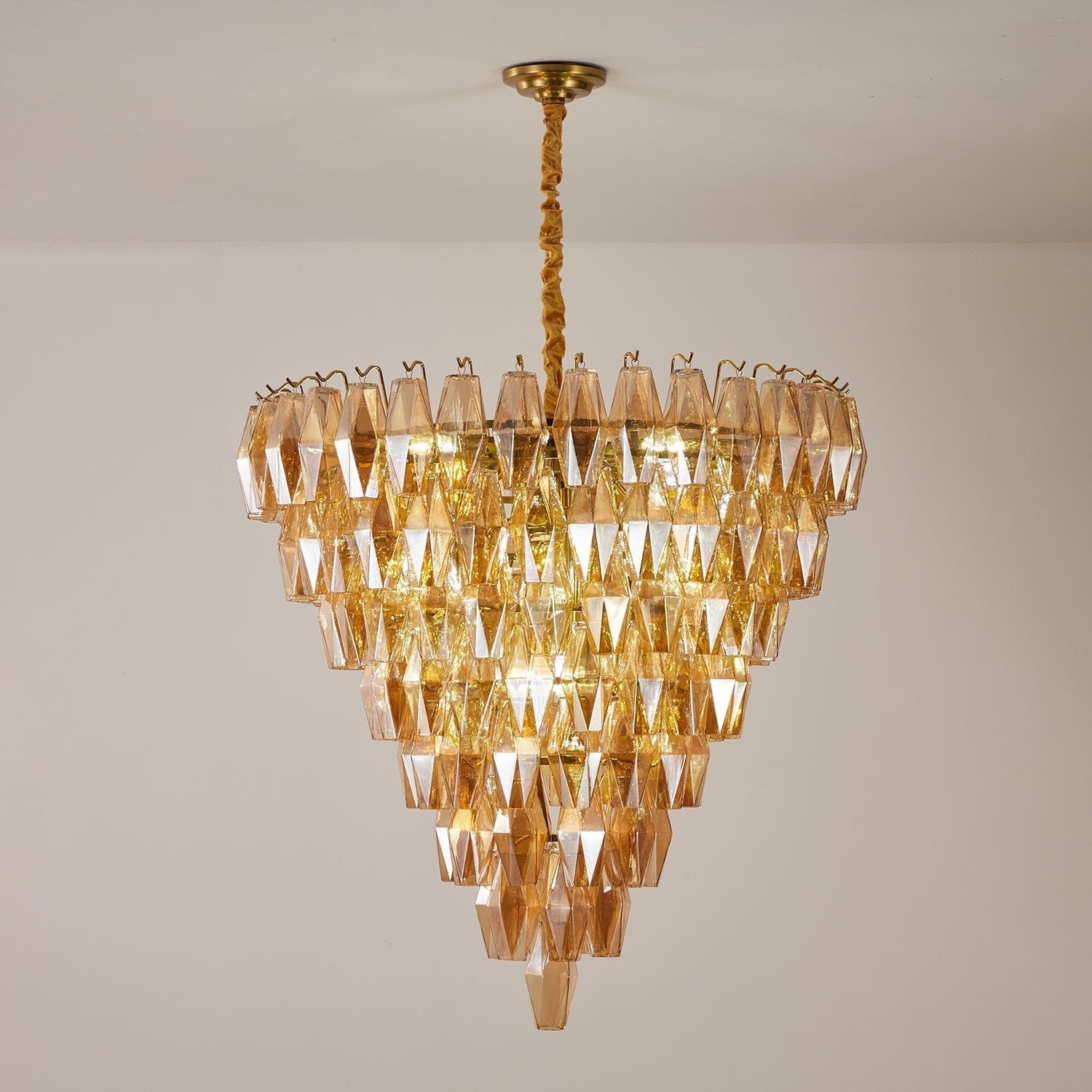 Luxury Amber Empire Chandelier - CasaraHouse