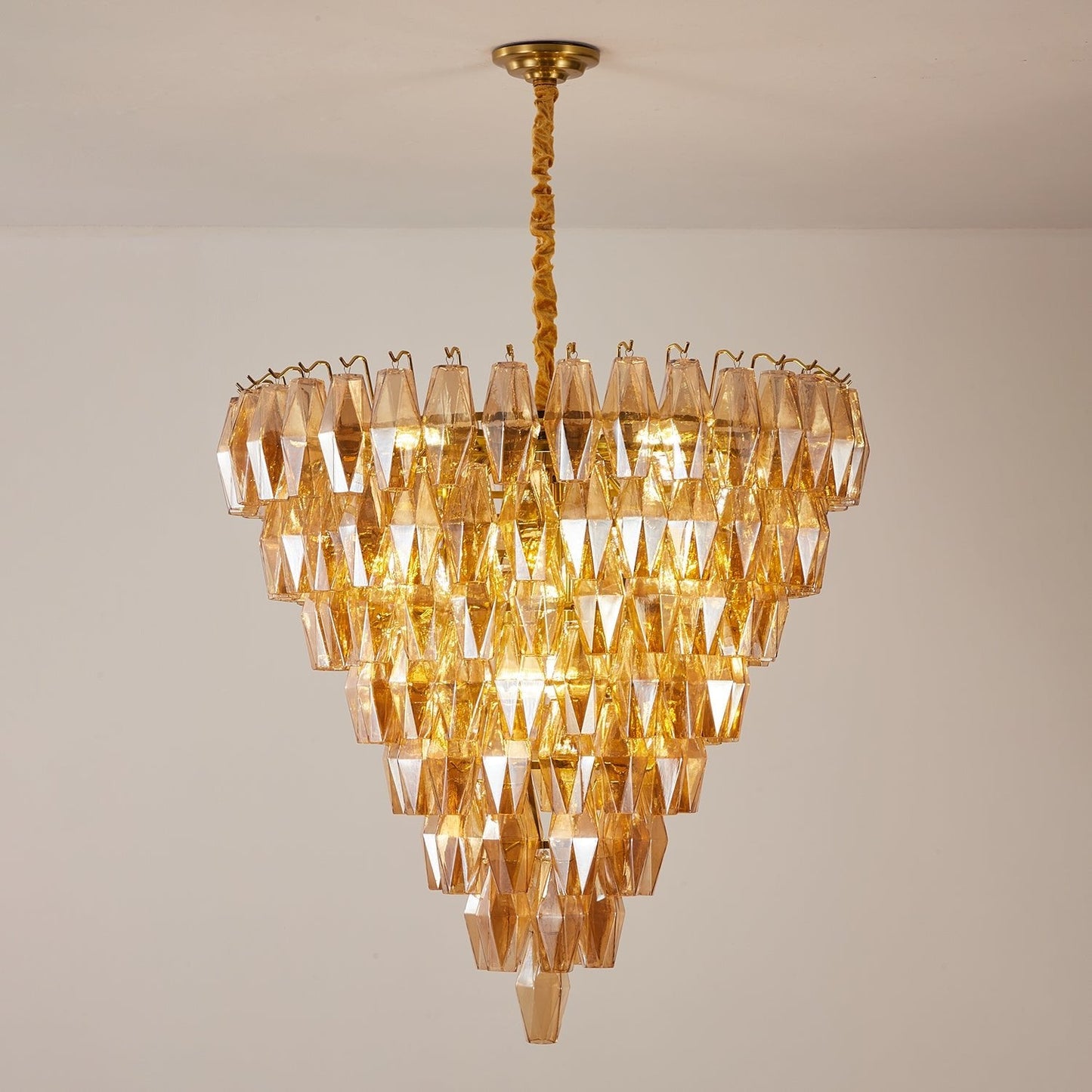 Luxury Amber Empire Chandelier - CasaraHouse