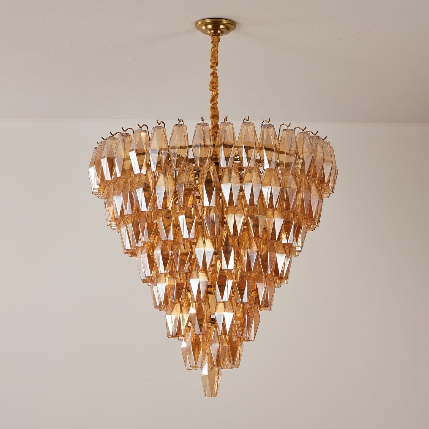 Luxury Amber Empire Chandelier - CasaraHouse