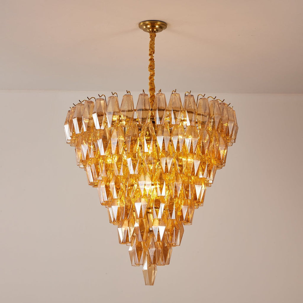 Luxury Amber Empire Chandelier - CasaraHouse