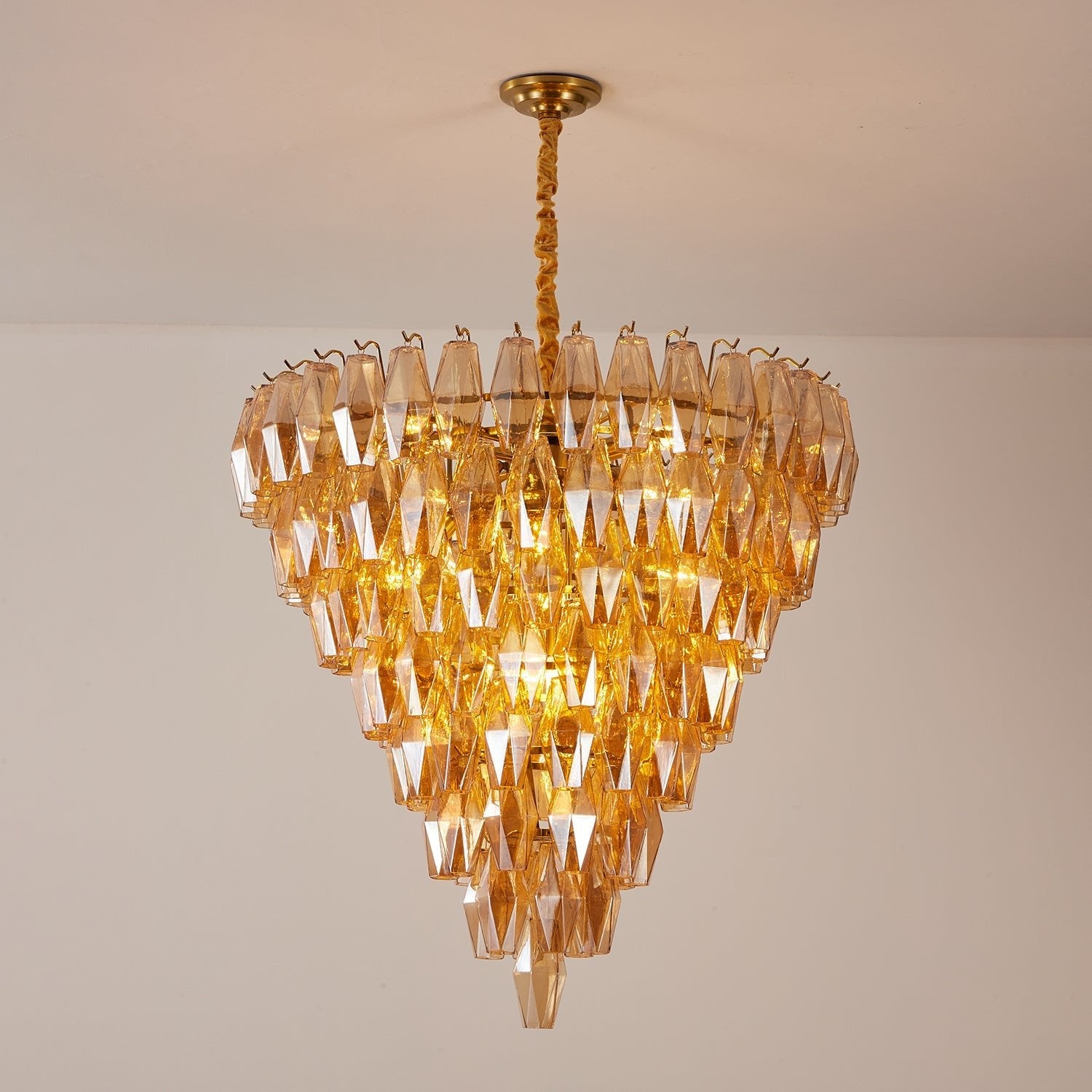 Luxury Amber Empire Chandelier - CasaraHouse