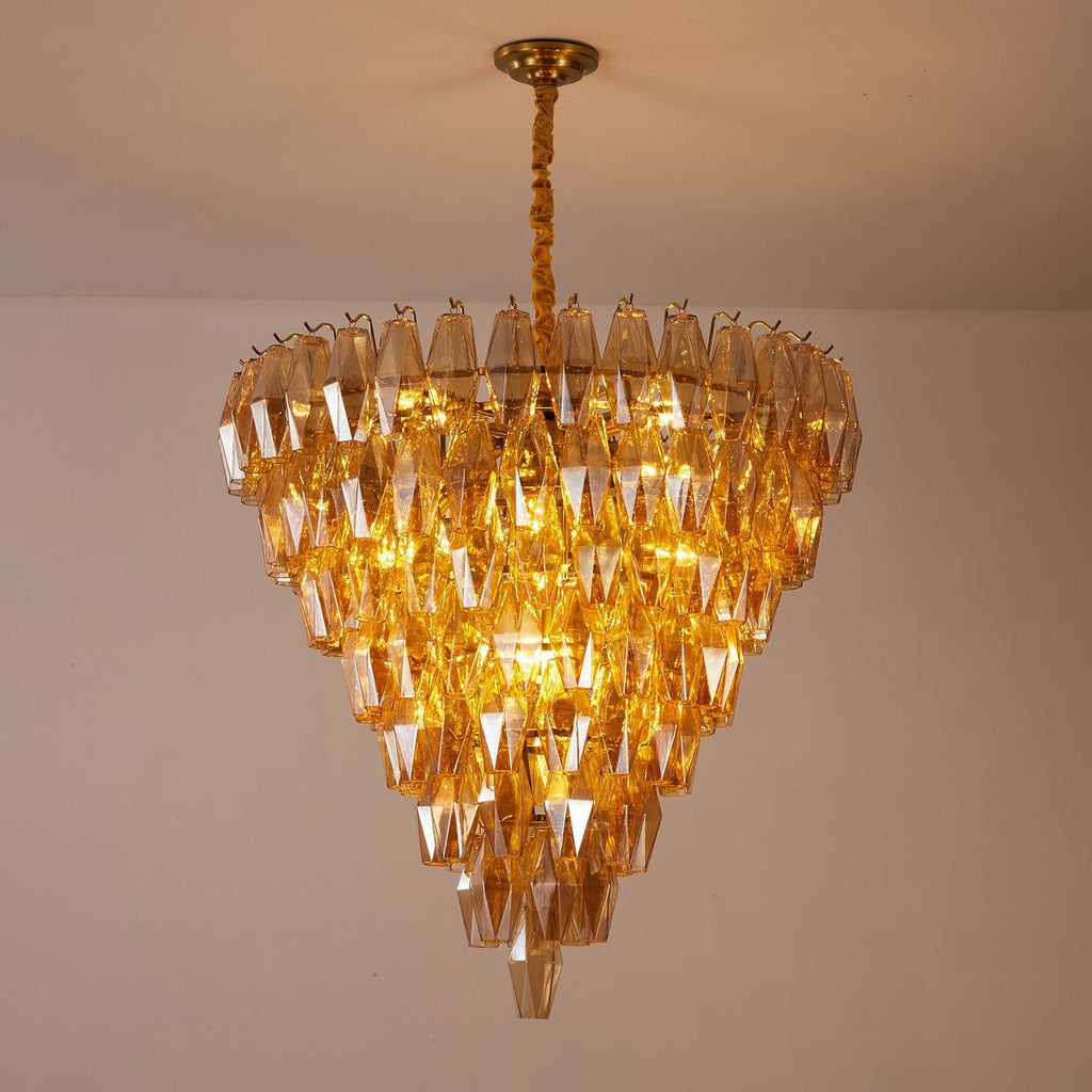 Luxury Amber Empire Chandelier - CasaraHouse
