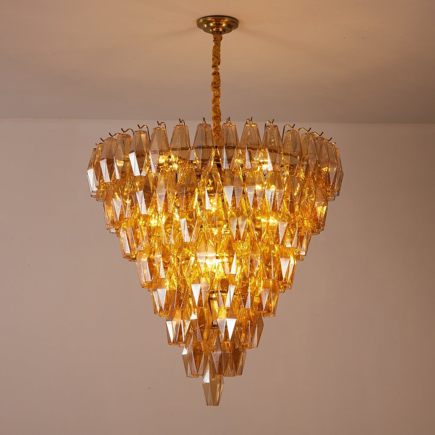 Luxury Amber Empire Chandelier - CasaraHouse