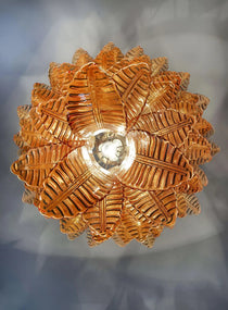 Luxury Amber Leaf Cascade Chandelier - CasaraHouse
