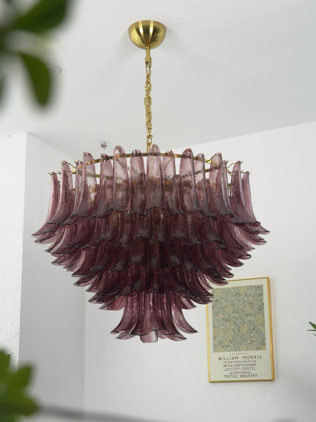 Designer Amethyst Bloom Chandelier - CasaraHouse