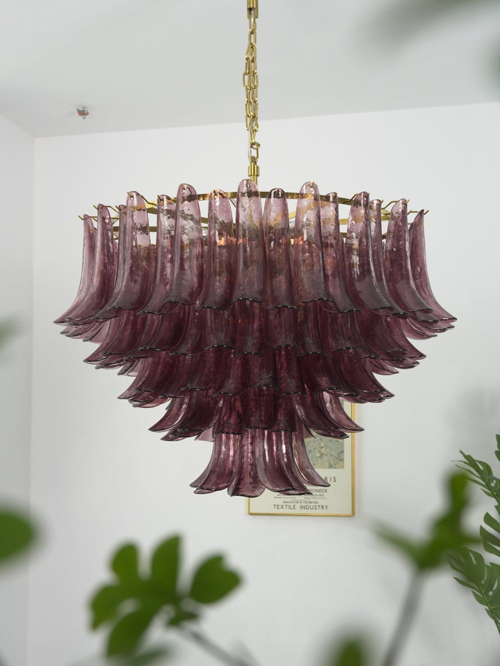 Designer Amethyst Bloom Chandelier - CasaraHouse