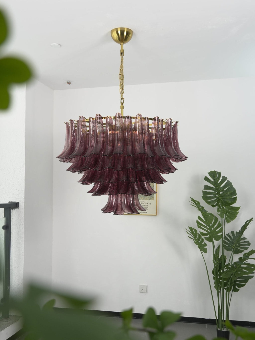 Designer Amethyst Bloom Chandelier - CasaraHouse