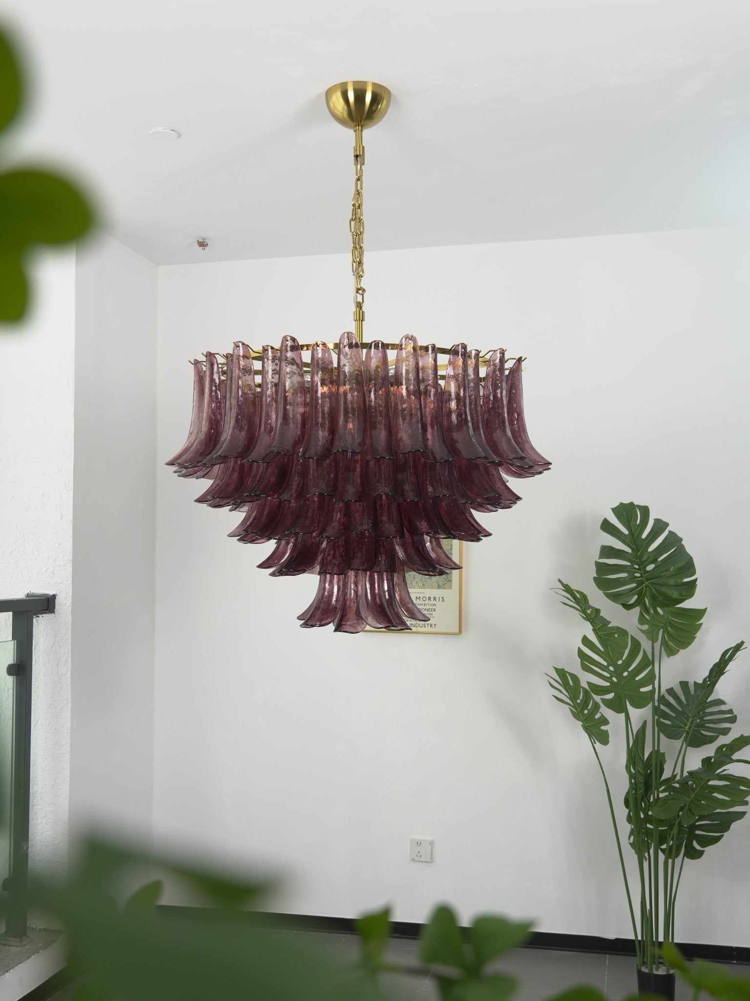Designer Amethyst Bloom Chandelier - CasaraHouse