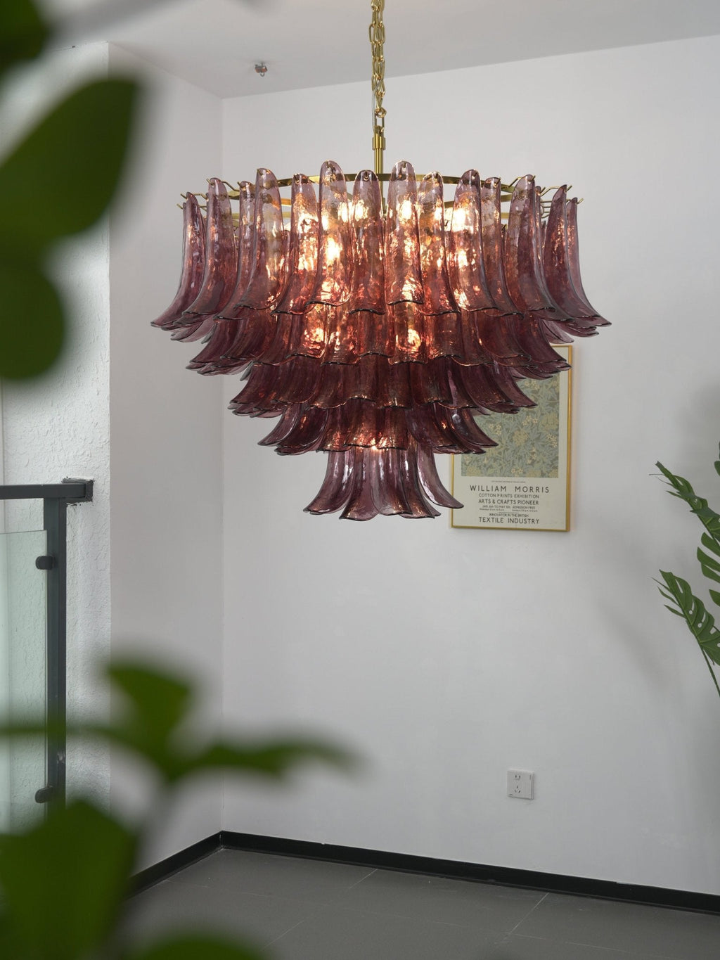 Designer Amethyst Bloom Chandelier - CasaraHouse