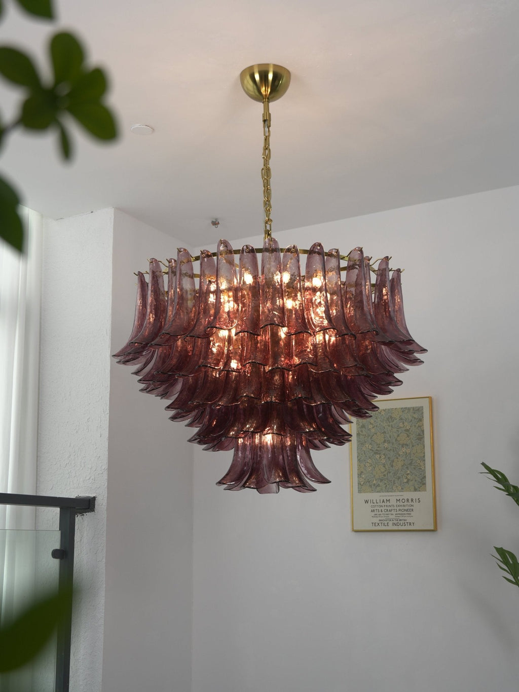 Designer Amethyst Bloom Chandelier - CasaraHouse