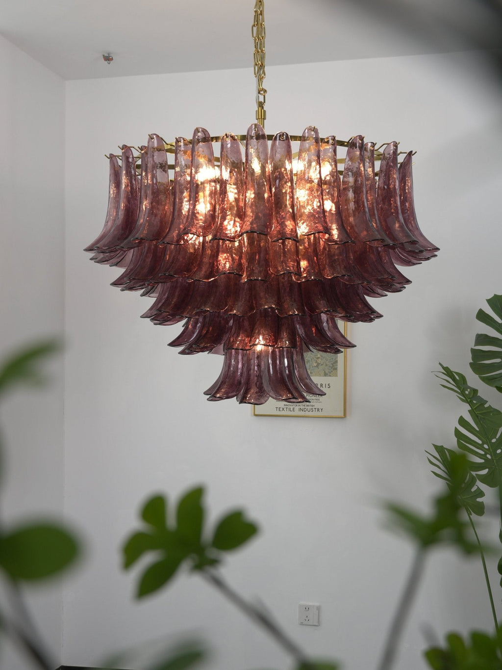 Designer Amethyst Bloom Chandelier - CasaraHouse