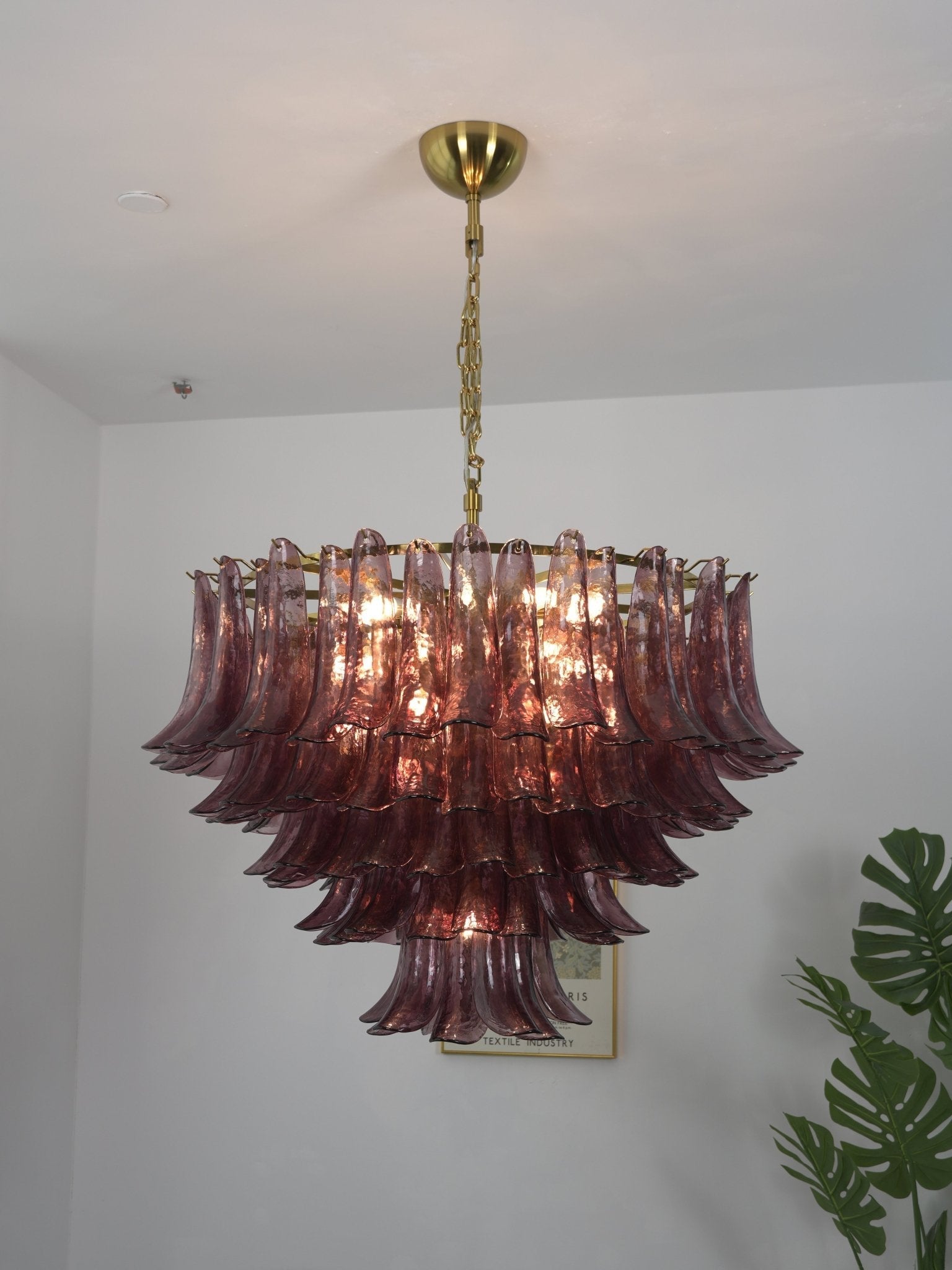 Designer Amethyst Bloom Chandelier - CasaraHouse