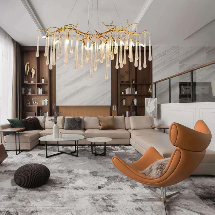 Aqua Makrama Chandeliers Secondary image