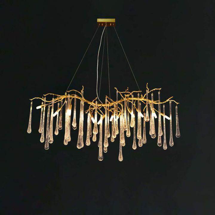 Aqua Makrama Chandeliers