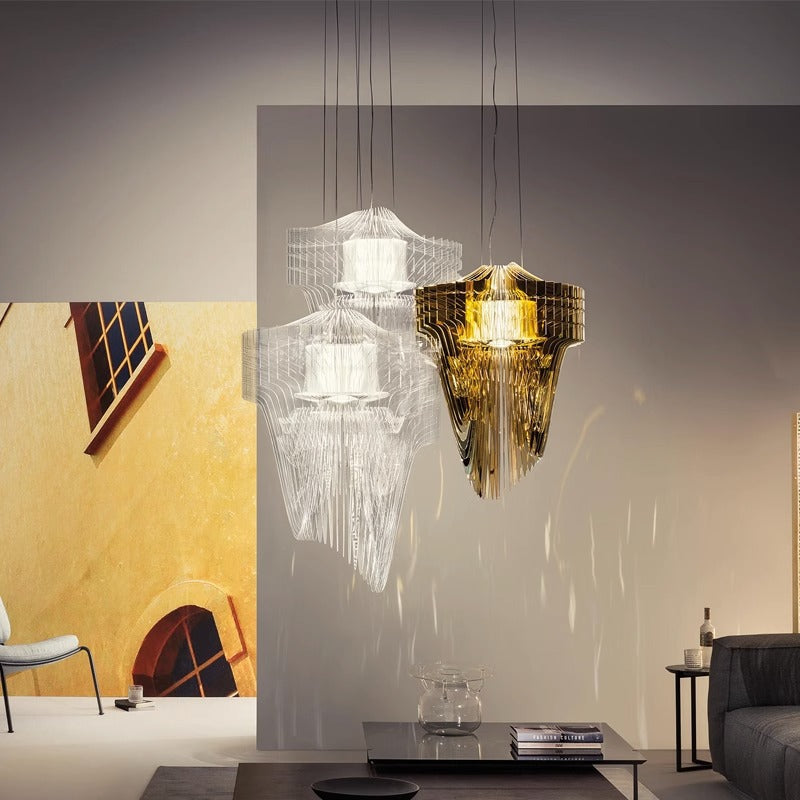 Aria Gold Chandelier