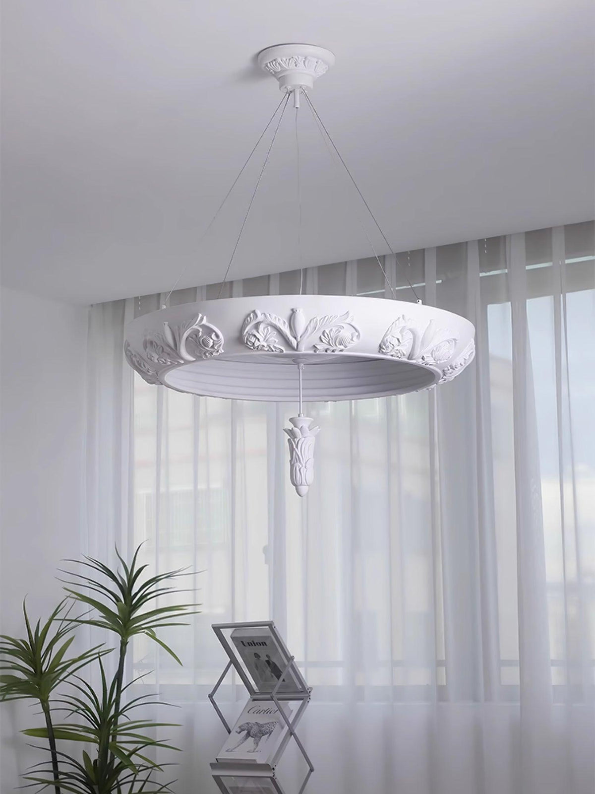 Premium Artistic Carved Chandelier - CasaraHouse