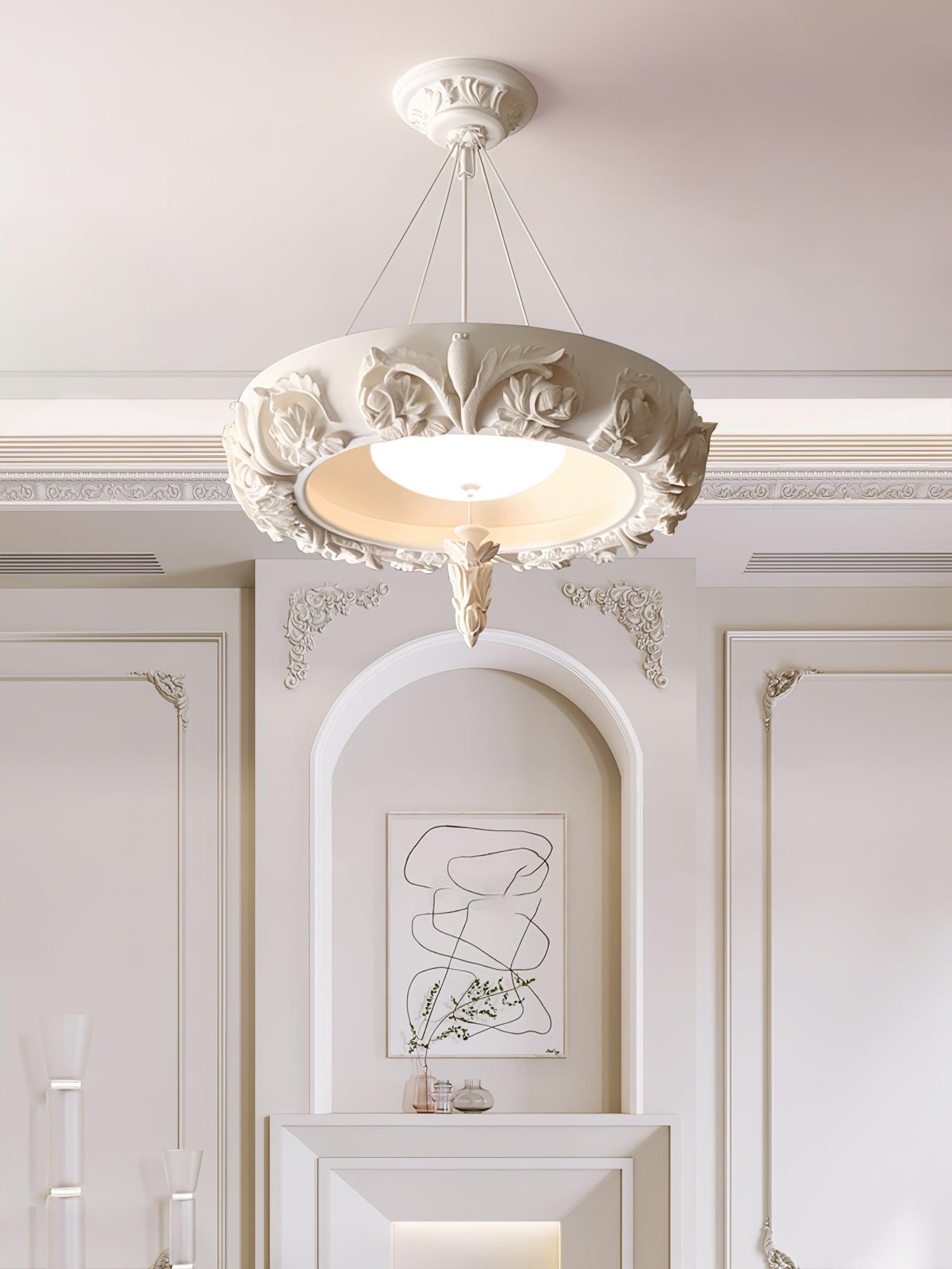 Premium Artistic Carved Chandelier - CasaraHouse