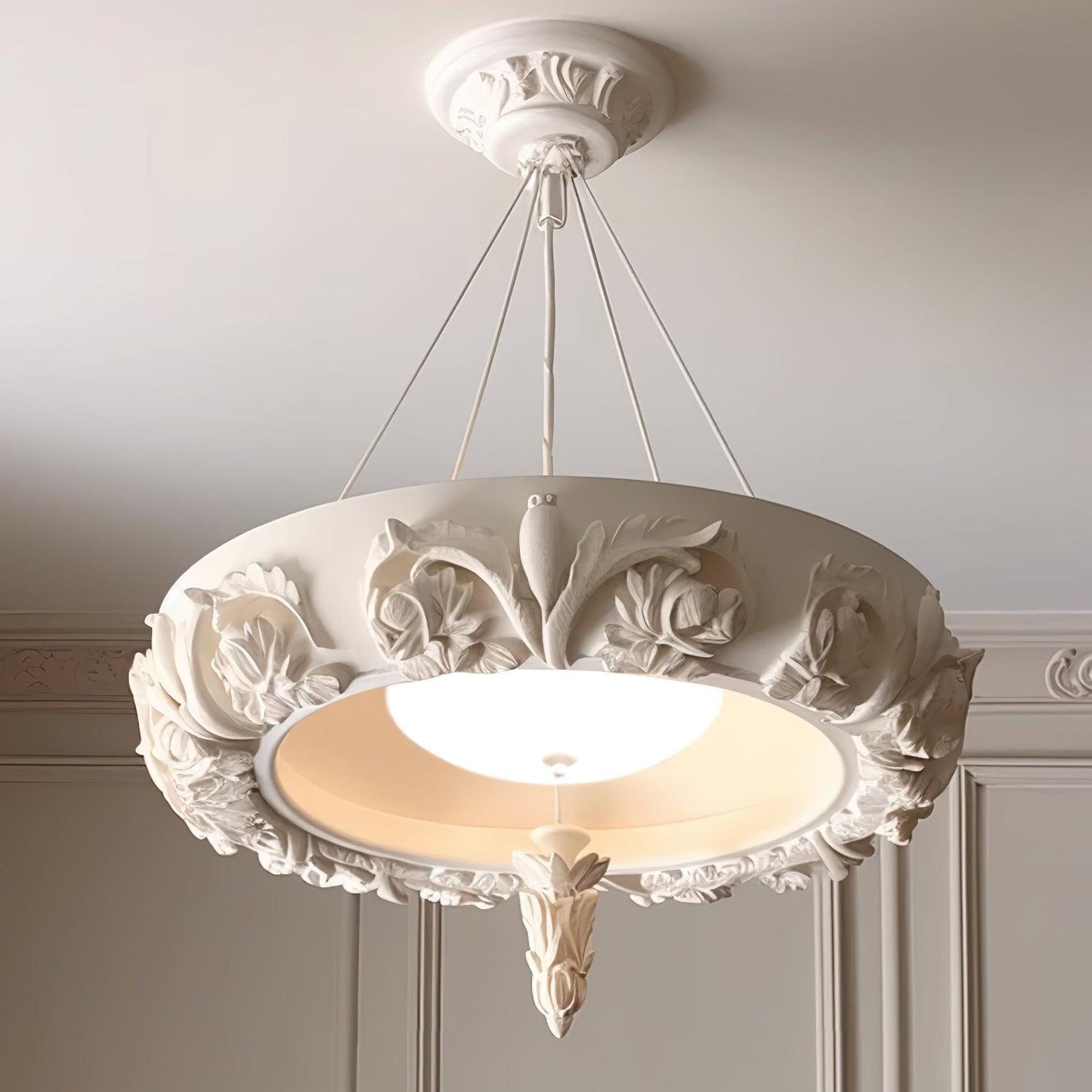 Premium Artistic Carved Chandelier - CasaraHouse