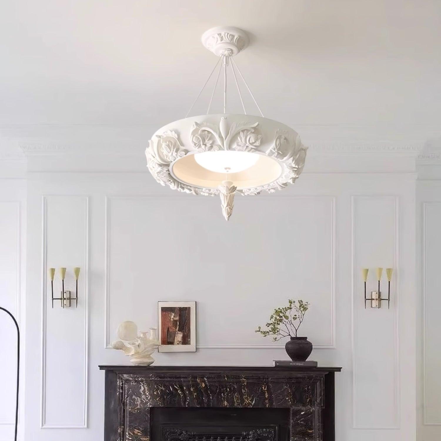 Premium Artistic Carved Chandelier - CasaraHouse